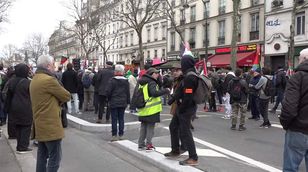 مراسل "الشرق": 46 مسيرة في مدن فرنسا للتنديد بما يحدث في غزة