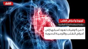 دراسة: أمراض القلب تتسبب في 4 وفيات من 6 في الدول الأوروبية