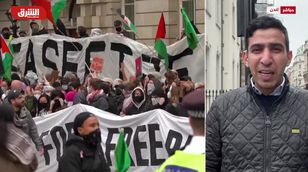 مسيرات حاشدة في لندن دعما لغزة