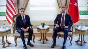 مراسلة "الشرق" ترصد تفاصيل لقاء الرئيس التركي بوزير الخارجية الأميركي