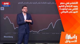 التضخم في مصر يعود للارتفاع للشهر الثاني بعد تباطؤه 4 أشهر على التوالي