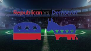 منافسة من نوع آخر.. مباراة كرة قدم تجمع أعضاء الحزب الجمهوري بآخرين من الديمقراطي